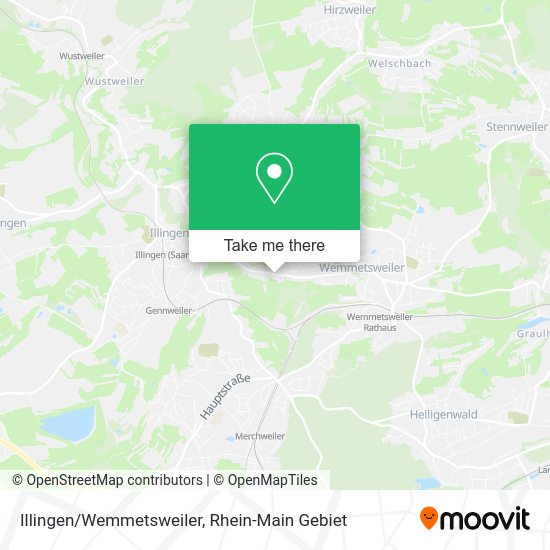 Карта Illingen/Wemmetsweiler