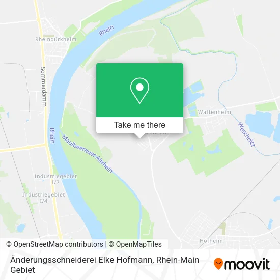 Карта Änderungsschneiderei Elke Hofmann