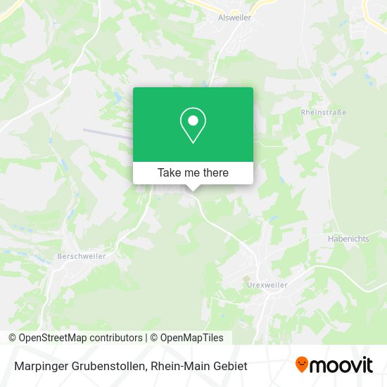 Карта Marpinger Grubenstollen