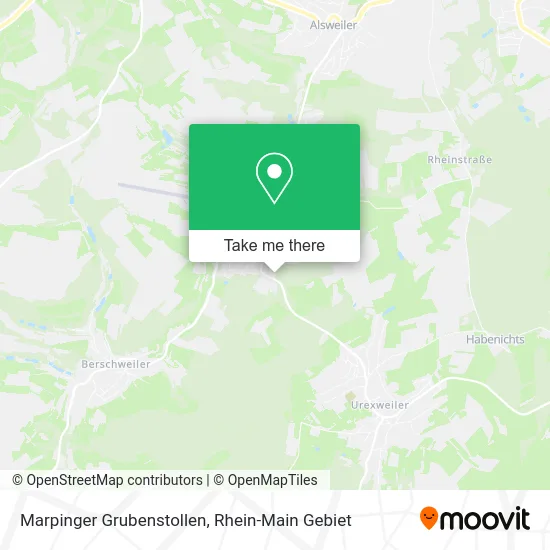 Карта Marpinger Grubenstollen