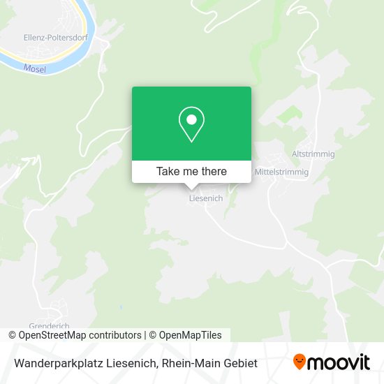 Карта Wanderparkplatz Liesenich