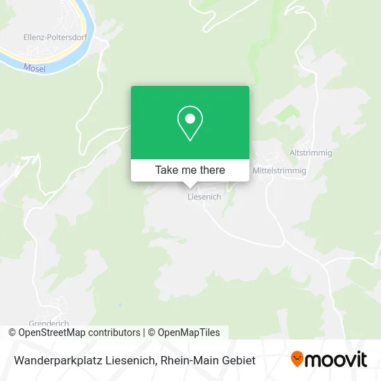 Карта Wanderparkplatz Liesenich
