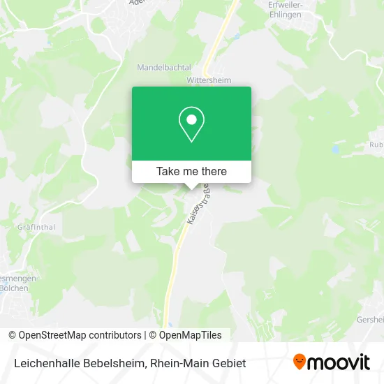 Карта Leichenhalle Bebelsheim