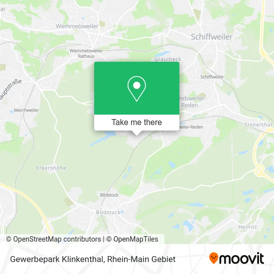 Карта Gewerbepark Klinkenthal