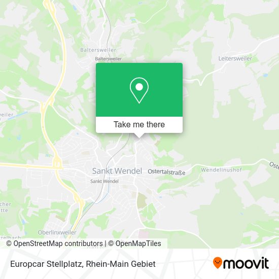 Карта Europcar Stellplatz