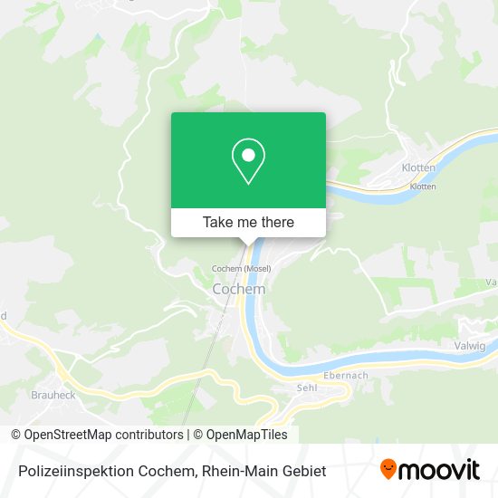 Карта Polizeiinspektion Cochem