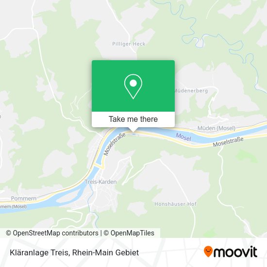 Карта Kläranlage Treis