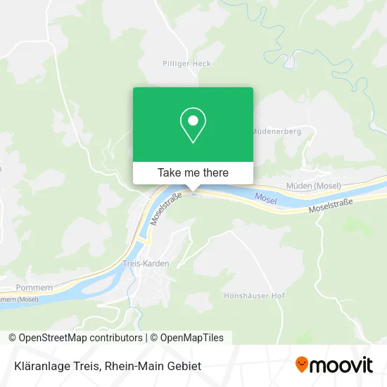 Карта Kläranlage Treis