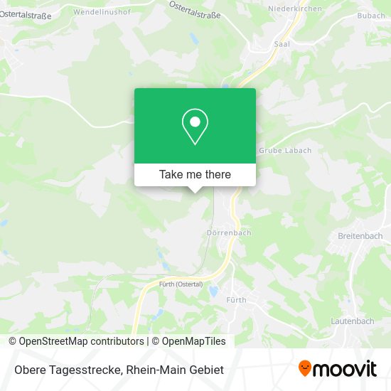 Карта Obere Tagesstrecke