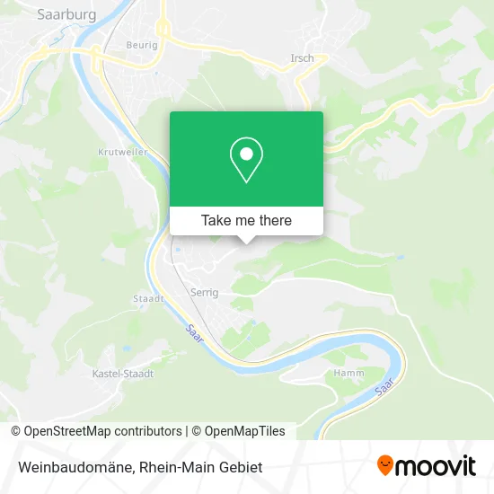 Карта Weinbaudomäne