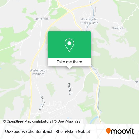 Карта Us-Feuerwache Sembach