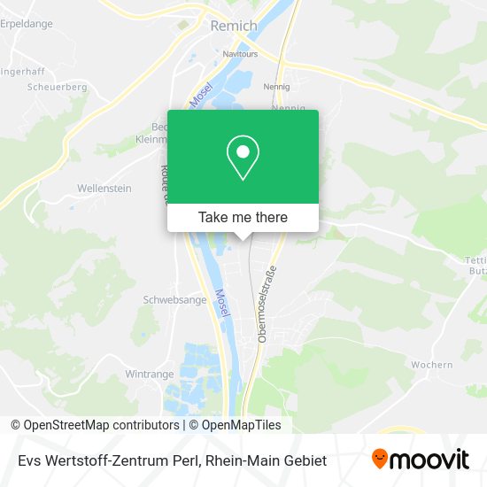 Карта Evs Wertstoff-Zentrum Perl