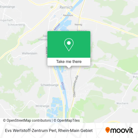 Карта Evs Wertstoff-Zentrum Perl
