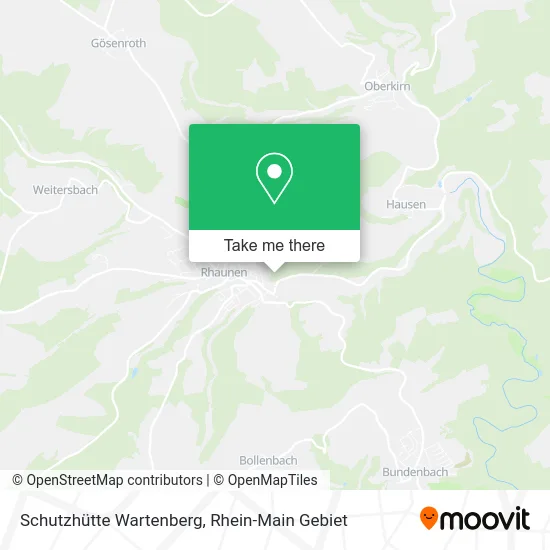 Карта Schutzhütte Wartenberg