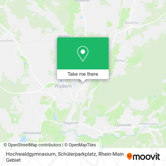 Карта Hochwaldgymnasium, Schülerparkplatz