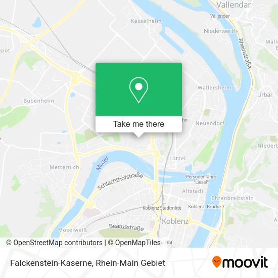 Карта Falckenstein-Kaserne