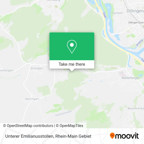 Карта Unterer Emilianusstollen