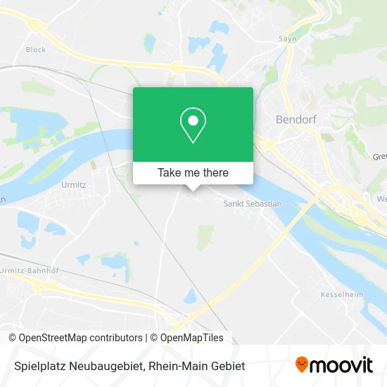 Карта Spielplatz Neubaugebiet