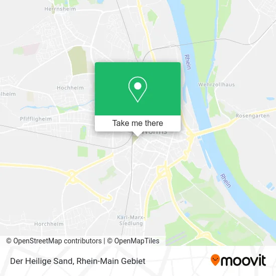 Карта Der Heilige Sand