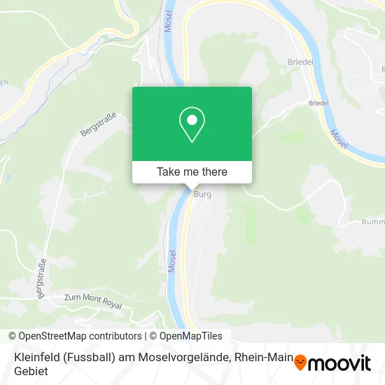 Карта Kleinfeld (Fussball) am Moselvorgelände