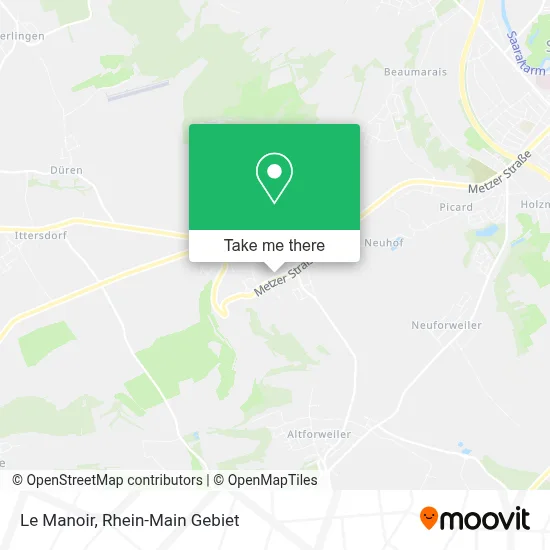 Le Manoir map