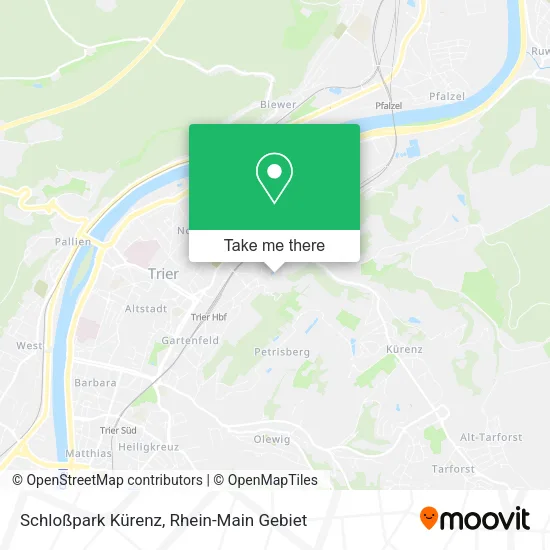 Карта Schloßpark Kürenz