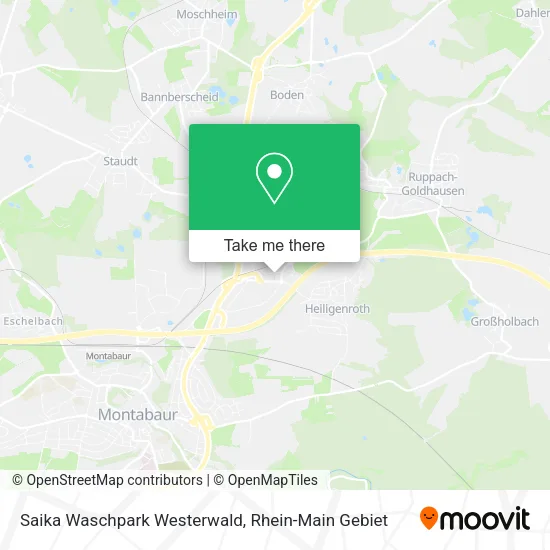 Карта Saika Waschpark Westerwald