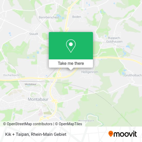 Карта Kik + Taipan