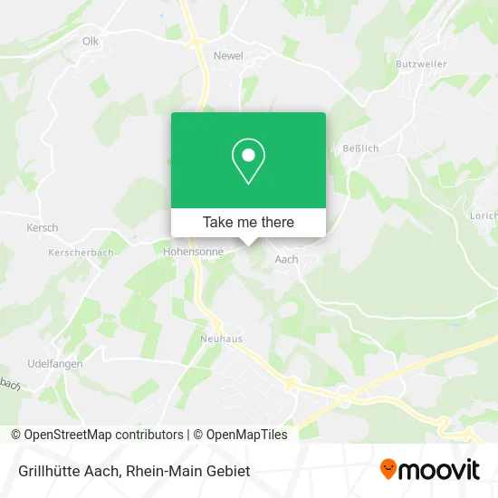 Карта Grillhütte Aach