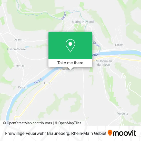 Карта Freiwillige Feuerwehr Brauneberg