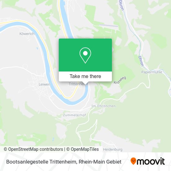 Карта Bootsanlegestelle Trittenheim