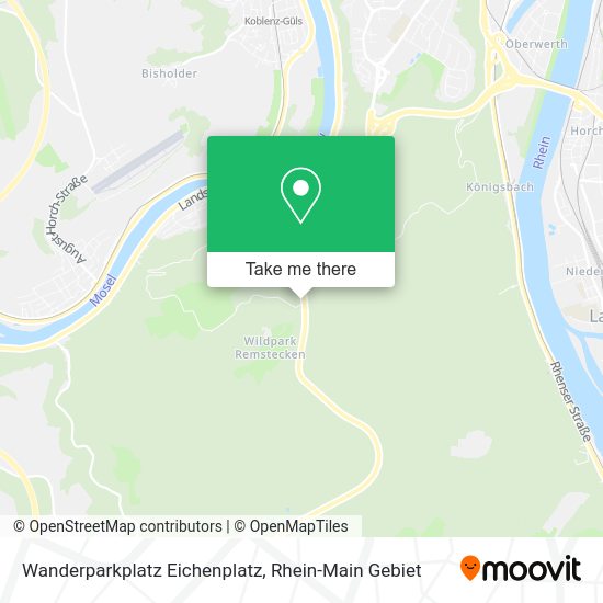 Карта Wanderparkplatz Eichenplatz