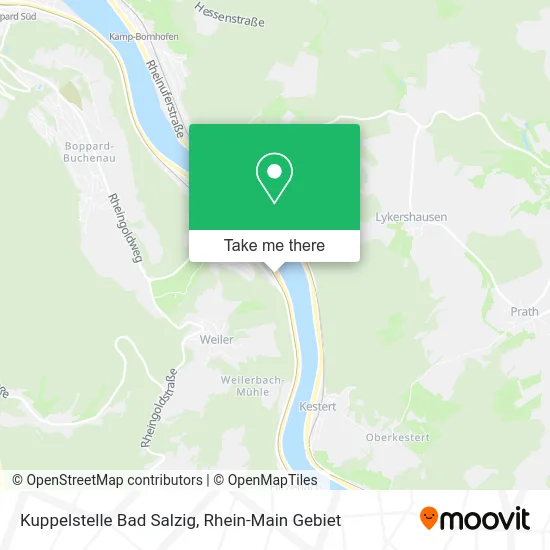 Карта Kuppelstelle Bad Salzig