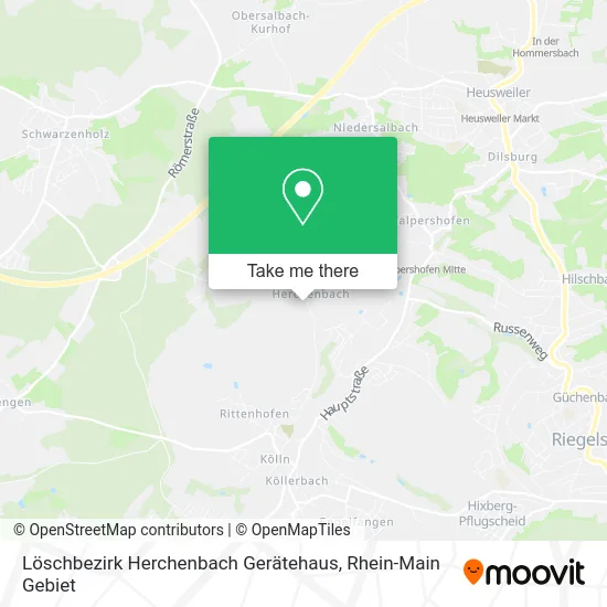 Карта Löschbezirk Herchenbach Gerätehaus