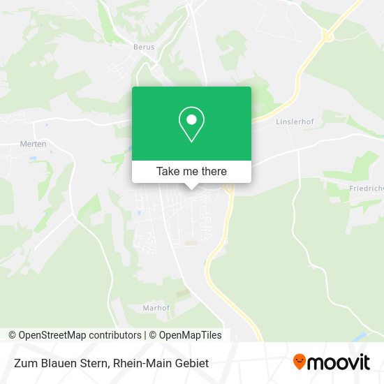 Карта Zum Blauen Stern