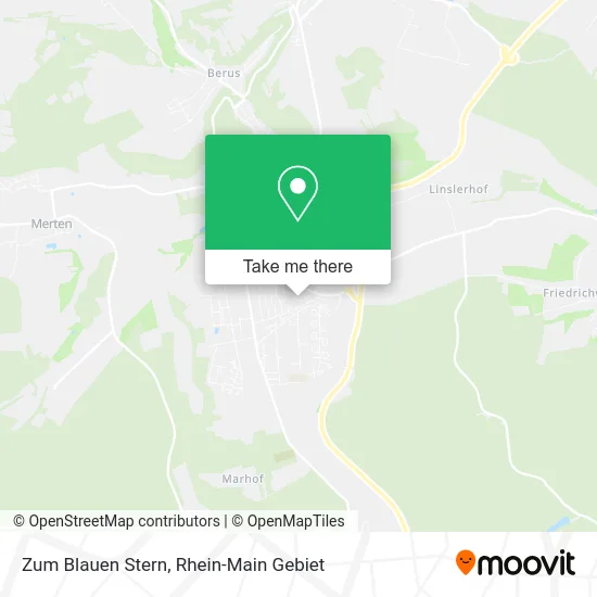 Карта Zum Blauen Stern