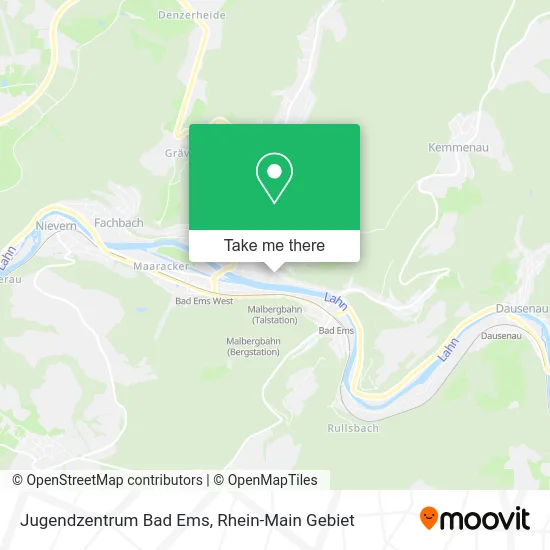 Карта Jugendzentrum Bad Ems