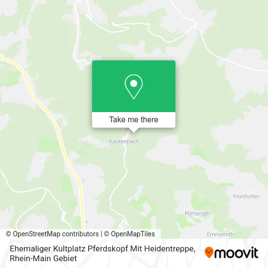 Карта Ehemaliger Kultplatz Pferdskopf Mit Heidentreppe