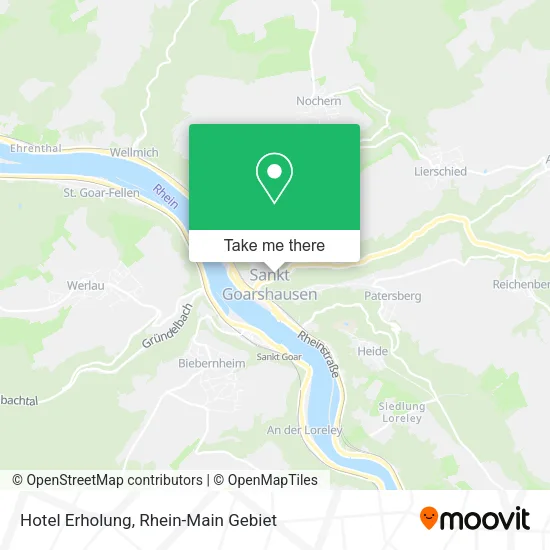 Карта Hotel Erholung