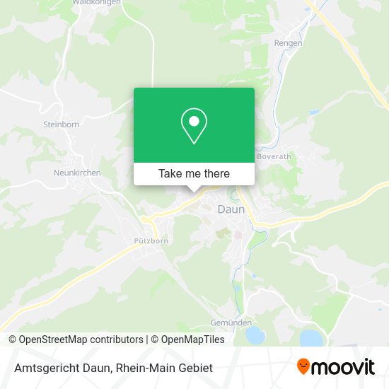Карта Amtsgericht Daun