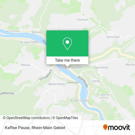 Карта Kaffee Pause