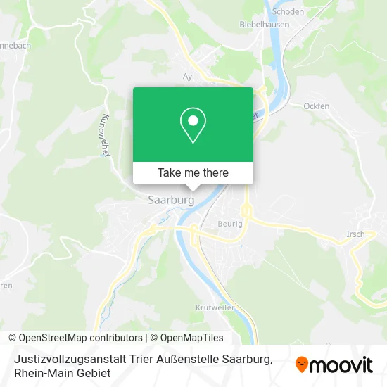 Карта Justizvollzugsanstalt Trier Außenstelle Saarburg