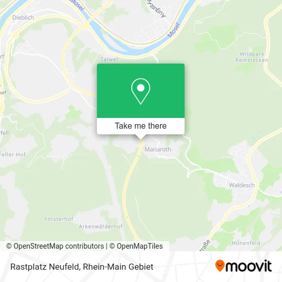 Карта Rastplatz Neufeld