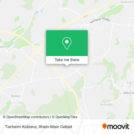 Карта Tierheim Koblenz