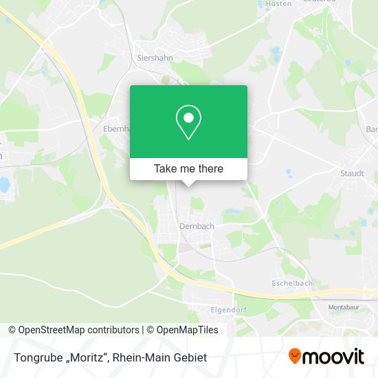 Карта Tongrube „Moritz“