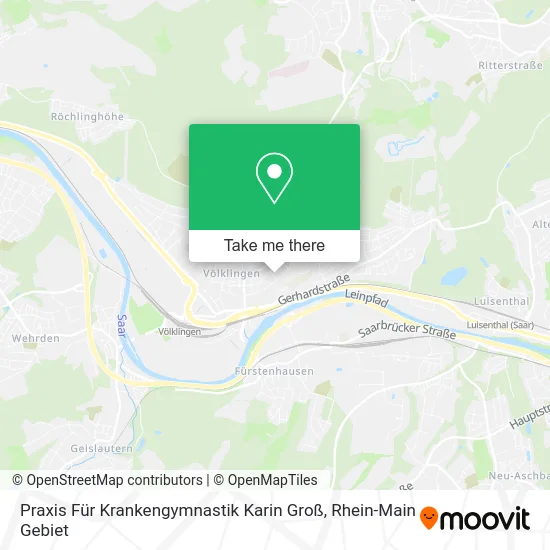 Карта Praxis Für Krankengymnastik Karin Groß