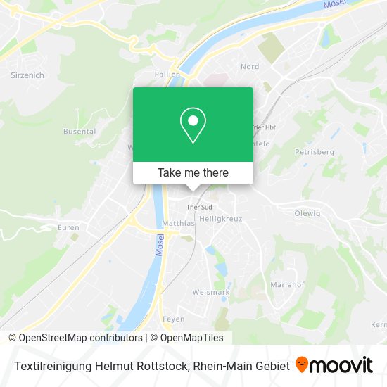 Карта Textilreinigung Helmut Rottstock