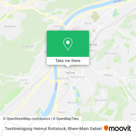 Карта Textilreinigung Helmut Rottstock