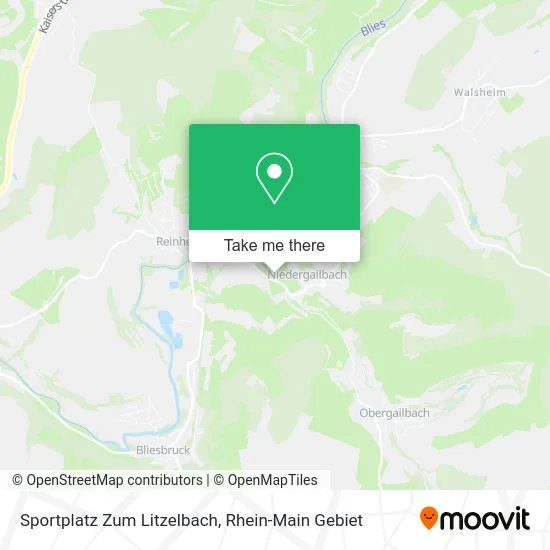 Карта Sportplatz Zum Litzelbach