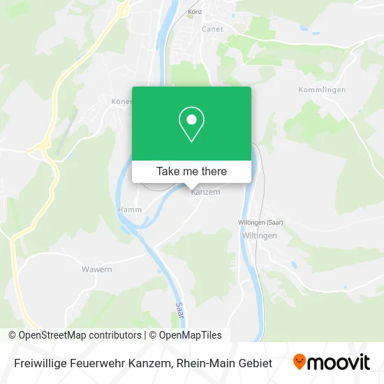 Карта Freiwillige Feuerwehr Kanzem